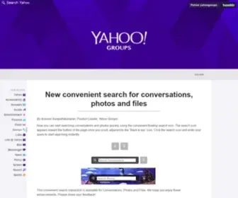 Ygroupsblog.com(Yahoo Groups) Screenshot