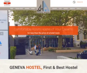 YH-Geneva.ch(The Geneva Hostel) Screenshot