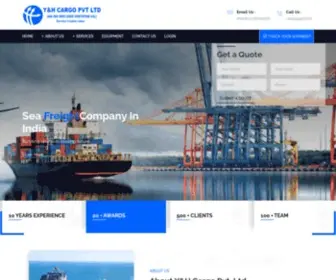 Yhcargoindia.com(Y & H Cargo) Screenshot