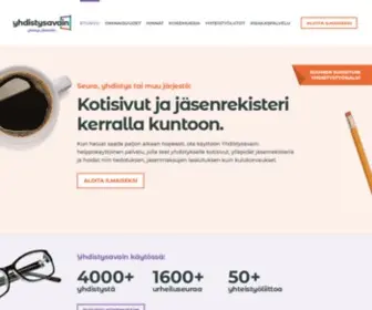 Yhdistystieto.fi(Suomen yhdistykset verkossa) Screenshot