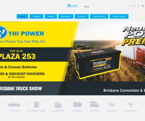 Yhipower.com.au(YHI Power Pty Ltd) Screenshot
