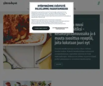 Yhteishyva-Ruoka.fi(Tuhansia reseptejä ja oivalluksia arjesta) Screenshot