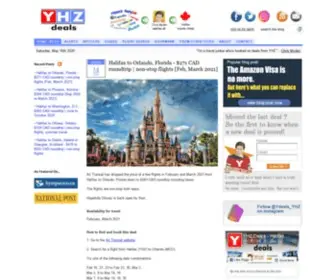 YHzdeals.com(YHZ Deals) Screenshot