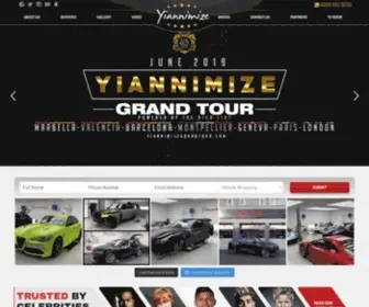 Yiannimize.com(The UK's leading Car Wrapping Installers) Screenshot
