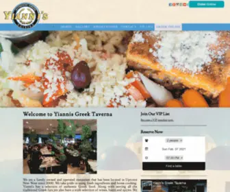 Yiannisnewwest.com(We are a family owned and operated restaurant) Screenshot