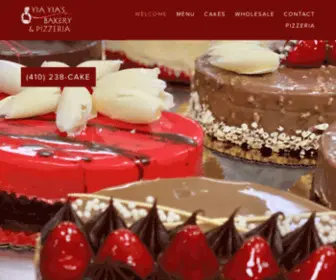 Yiayiasbakery.com(YIA YIA'S BAKERY) Screenshot