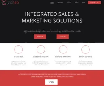 Yiblab.com(Integrated Sales and Marketing Solutions) Screenshot