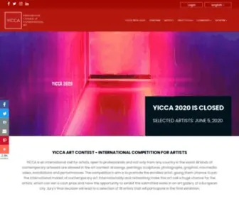 Yicca.org(YICCA Art contest) Screenshot