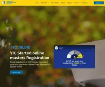 Yic.edu.et(Yard Stick Internatinal College) Screenshot