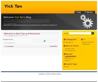 Yicktan.com(Yick Tan) Screenshot