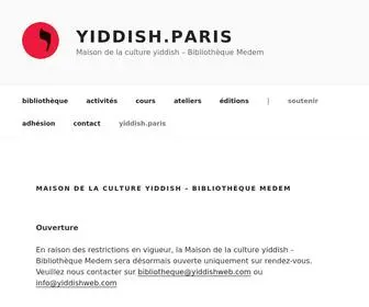 Yiddish.paris(Maison de la culture yiddish) Screenshot