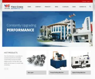 Yiehchen.com(Yieh Chen Machinery Co) Screenshot