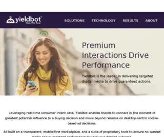 Yieldbot.com(Home) Screenshot