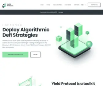 Yieldprotocol.org(Yield protocol) Screenshot