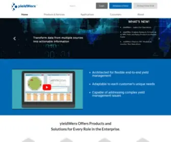 Yieldwerx.com(Semiconductor Yield Management Software) Screenshot