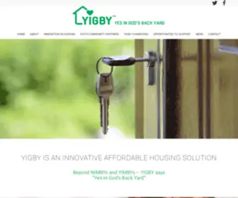 Yigby.org(Low Income Housing for Vulnerable Populations) Screenshot