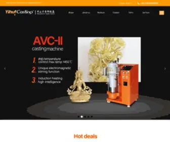 Yihuicasting.com(Yihui Casting Machine & jewelry) Screenshot