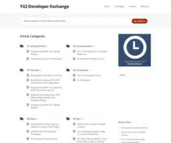 Yii2X.com(Yii2 Developer Exchange) Screenshot