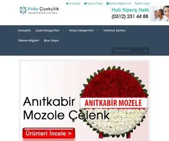 Yildizcicekcilik.com(Ankara Yildiz Çiçekcilik) Screenshot