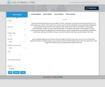 Yildizgayrimenkulyatirim.com.tr(Yıldız Gayrimenkul Yatırım) Screenshot