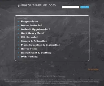Yilmazarslanturk.com(Yılmaz) Screenshot