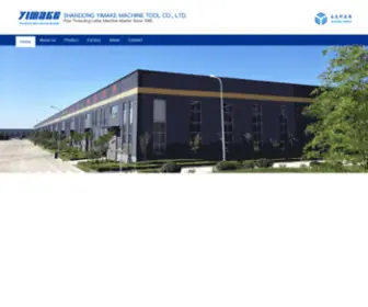 Yimakemt.com(CNC PIPE THREADING LATHE MACHINE MANUFACTURING FACTORY SHANDONG YIMAKE MACHINE TOOL CO) Screenshot