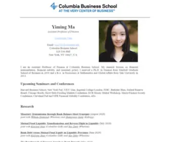 Yimingma.com(Yiming Ma) Screenshot