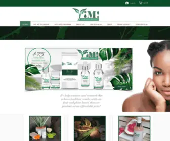 Yimiskin.com(Organic Skincare) Screenshot