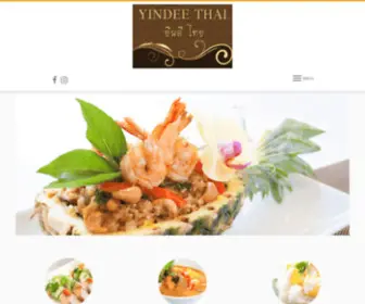 Yindeethai.com(AUTHENTIC THAI FOOD) Screenshot