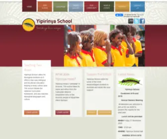 Yipirinya.com.au(Yipirinya School) Screenshot