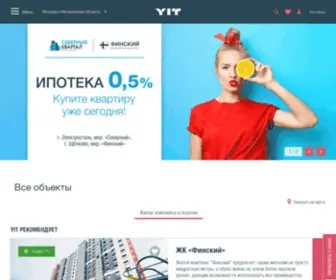 Yit-Moscow.ru(Квартиры в новостройке от застройщика купить) Screenshot