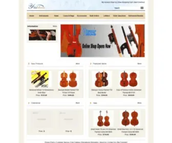 Yitamusicshop.com(Shanghai yitamusic Musical Instruments Co) Screenshot