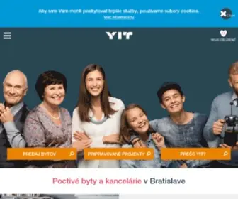 Yithome.sk(Bývanie na fínskej úrovni) Screenshot