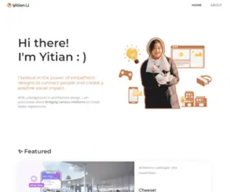 Yitian-LI.com(Yitian Li) Screenshot