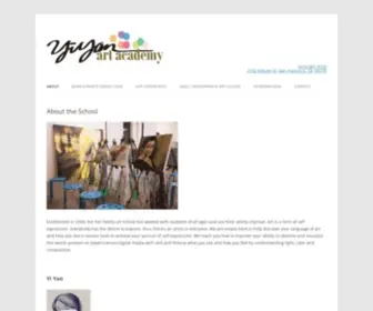 Yiyanartacademy.com(Yi Yan Art Academy) Screenshot
