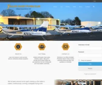 YJFC.org(Yellow Jacket Flying Club) Screenshot