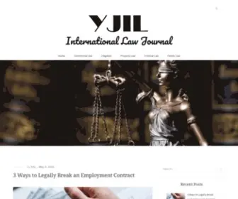 Yjil.org(Journal of International Law) Screenshot