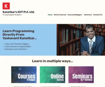 Ykanetkar.com(IT Learning At Its Best) Screenshot