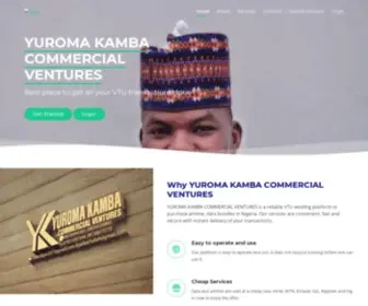 Ykdata.net(YUROMA KAMBA COMMERCIAL VENTURES) Screenshot