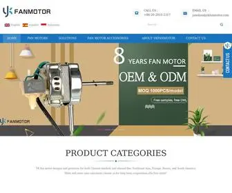Ykfanmotor.com(One-stop Purchase of Fan Motors and Fan Motor Accessories-Youking Electric Co) Screenshot