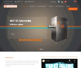 YKF.com.tr(YKF Et İşleme Makinaları) Screenshot