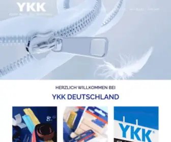 YKK.de(WILLKOMMEN BEI YKK DEUTSCHLAND) Screenshot