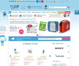 Ylea.eu(Vente de matériel de secourisme) Screenshot