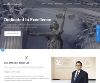 Yleelaw.com(이요한 변호사 변호사 그룹 Law Offices of Yohan Lee) Screenshot