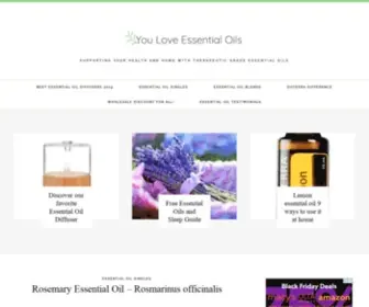 Ylessentialoils.com(Organic Aromas) Screenshot