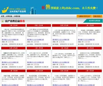 YLFDC.com(玉林房地产信息网) Screenshot