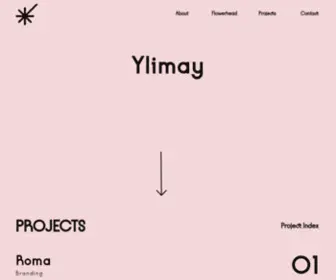 Ylimay.com(Ylimay's Art Direction & Branding Portfolio) Screenshot