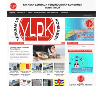 YLPkjatim.or.id(YLPK Jatim) Screenshot