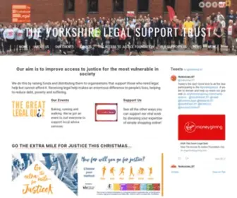 YLST.org.uk(The Yorkshire Legal Support Trust) Screenshot