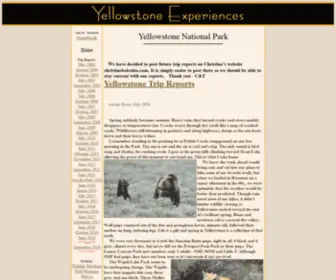 YLWstone.com(Yellowstone Experiences) Screenshot